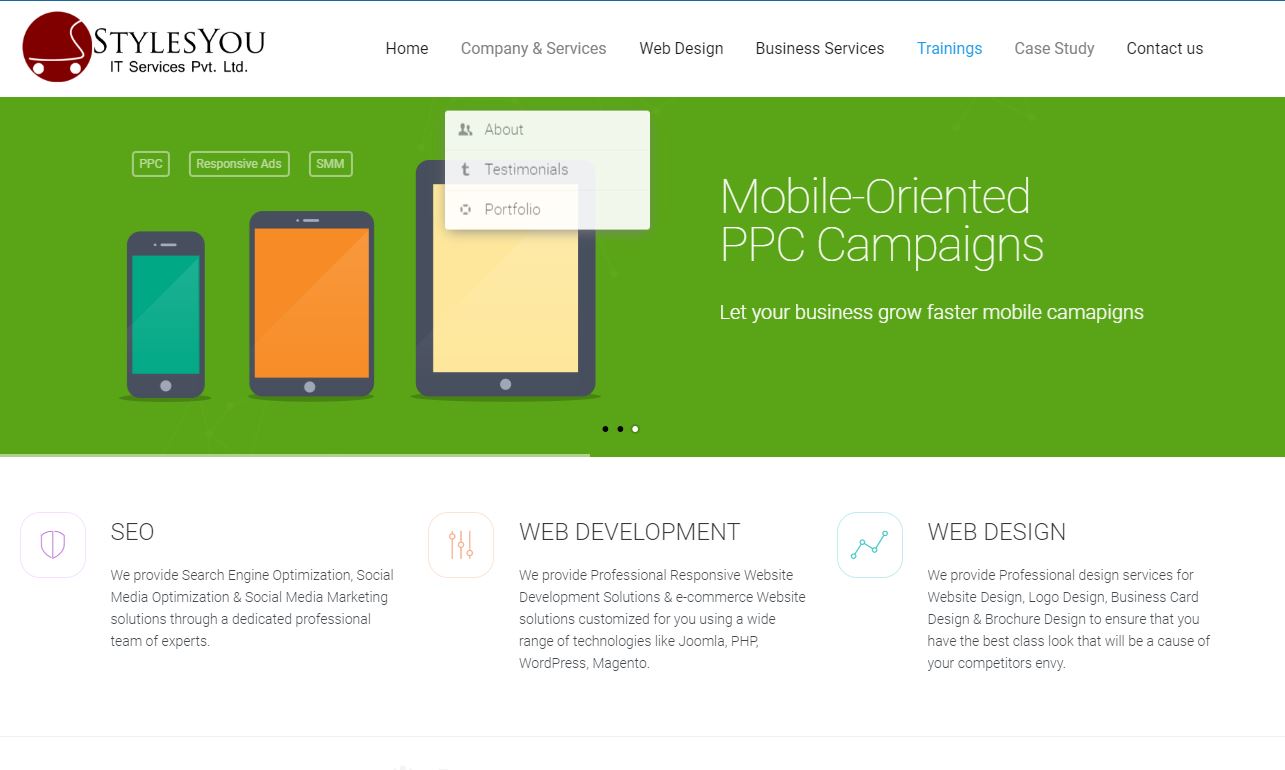 StylesYou Corporate Website